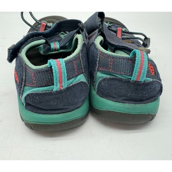 Keen Kids Newport H2 Sandals Size 4 Blue Outdoors Waterproof Strappy Textile - Picture 11 of 15